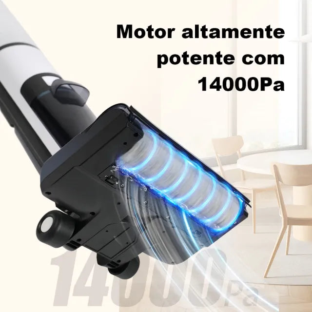 Aspirador Vertical de Pó I7 Pro - Aspira e Passa Pano Autolimpante, Sem Fio 9