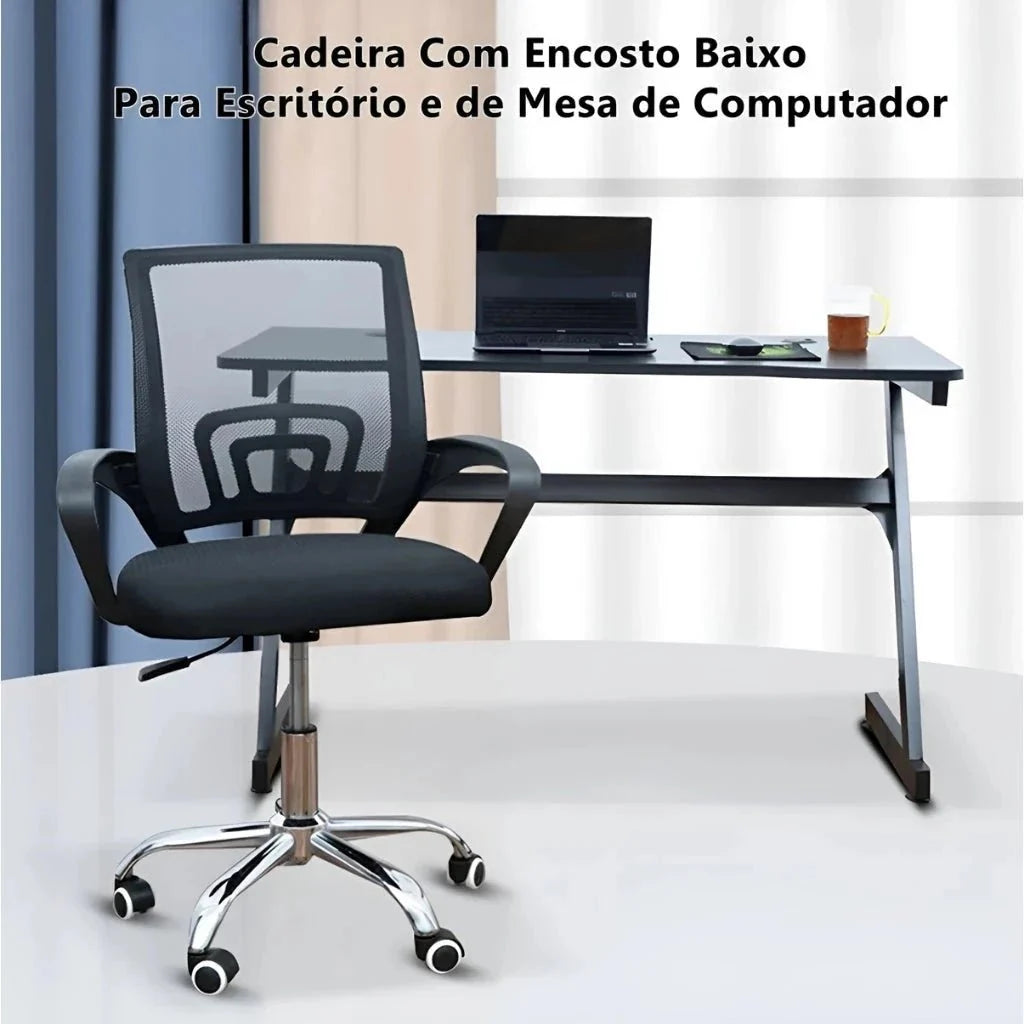 Cadeira de Escritório com Encosto em Tela Mesh 4