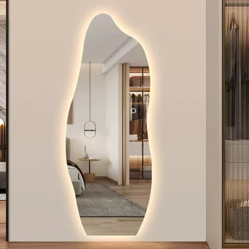 Espelho De Led Orgânico 160x60 Moderno Luxo Decorativo — detalhe 6