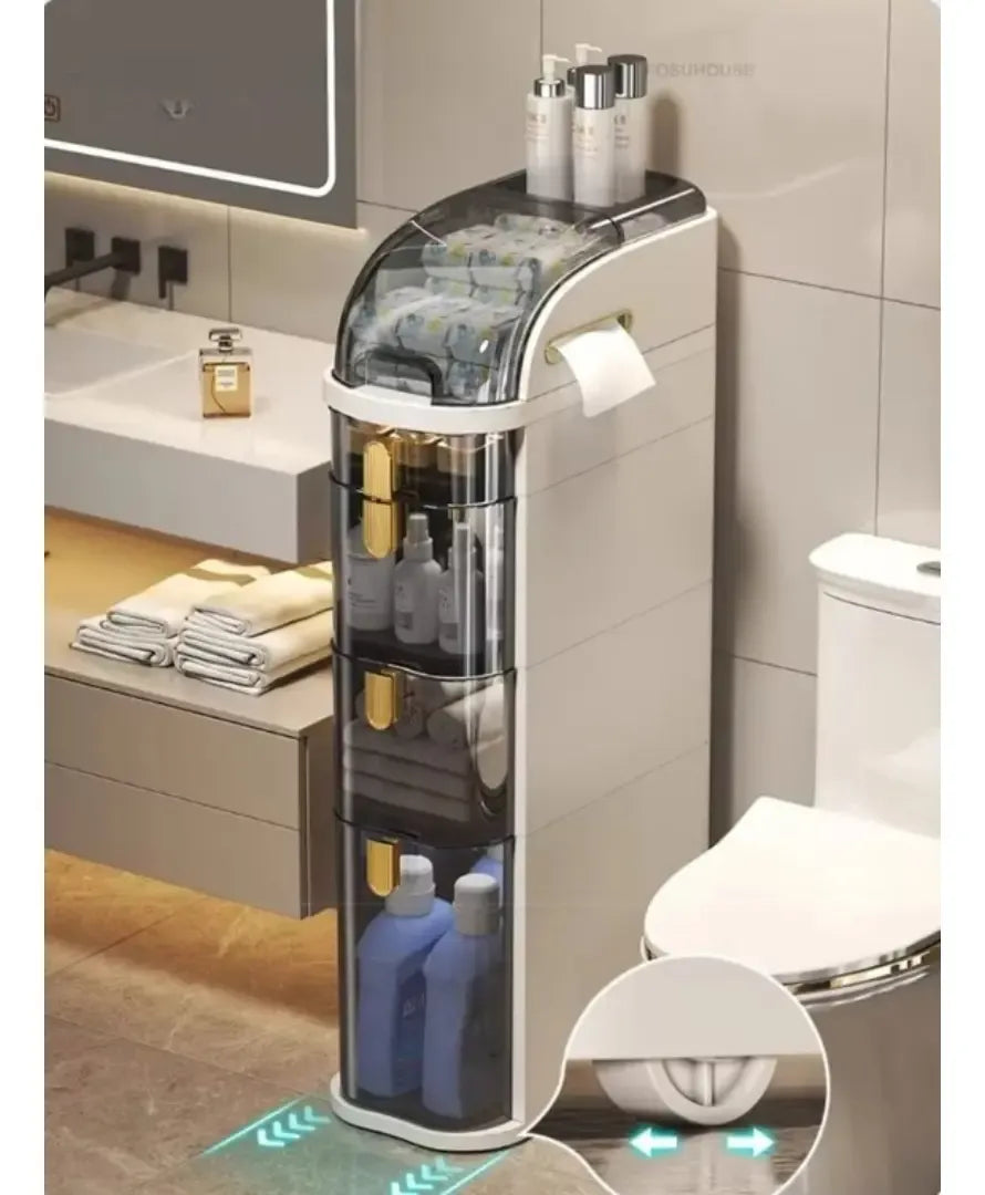 Gaveteiro Organizador FlexMove™ | Multiuso com Rodinhas para Banheiro, Quarto, Cozinha e Lavanderia 4