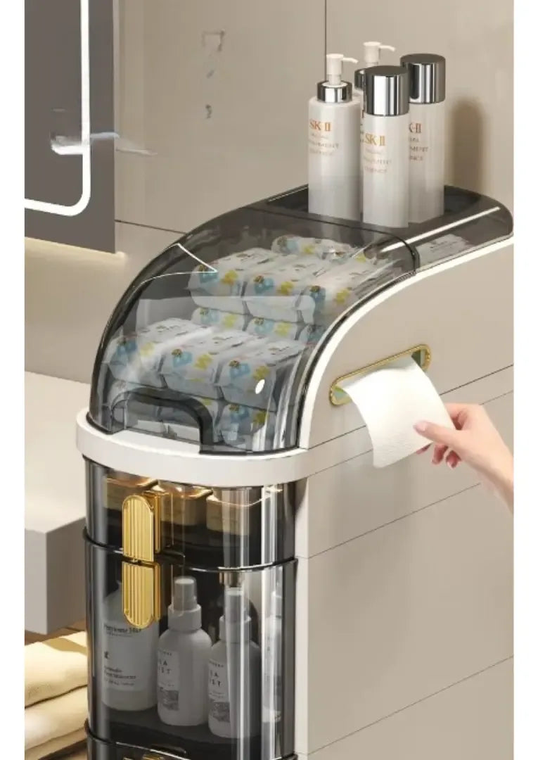 Gaveteiro Organizador FlexMove™ | Multiuso com Rodinhas para Banheiro, Quarto, Cozinha e Lavanderia 3