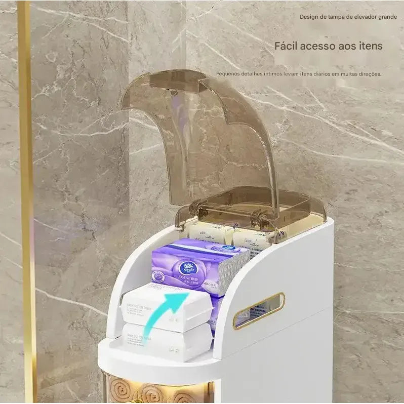 Gaveteiro Organizador FlexMove™ | Multiuso com Rodinhas para Banheiro, Quarto, Cozinha e Lavanderia 10