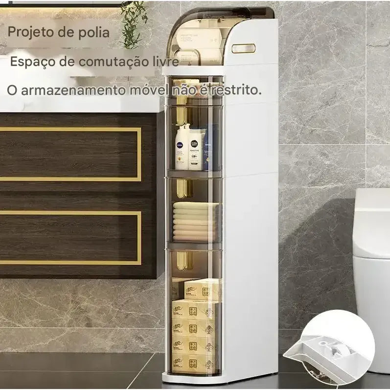Gaveteiro Organizador FlexMove™ | Multiuso com Rodinhas para Banheiro, Quarto, Cozinha e Lavanderia 7