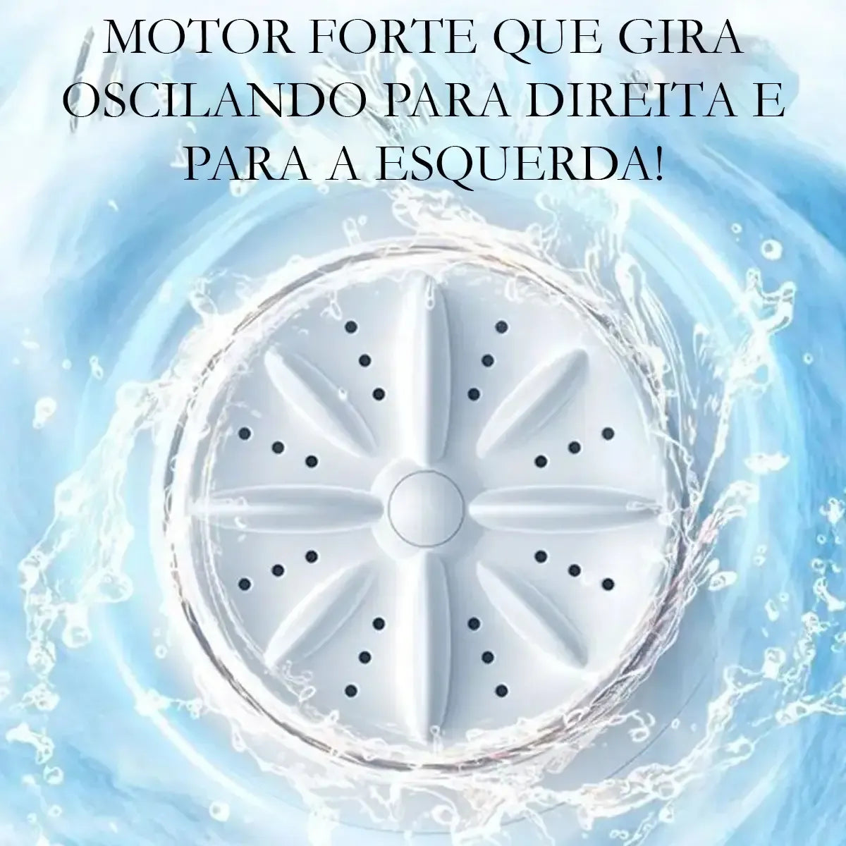 Mini Lava Roupas com Carregamento Usb Portátil aprova de água 11