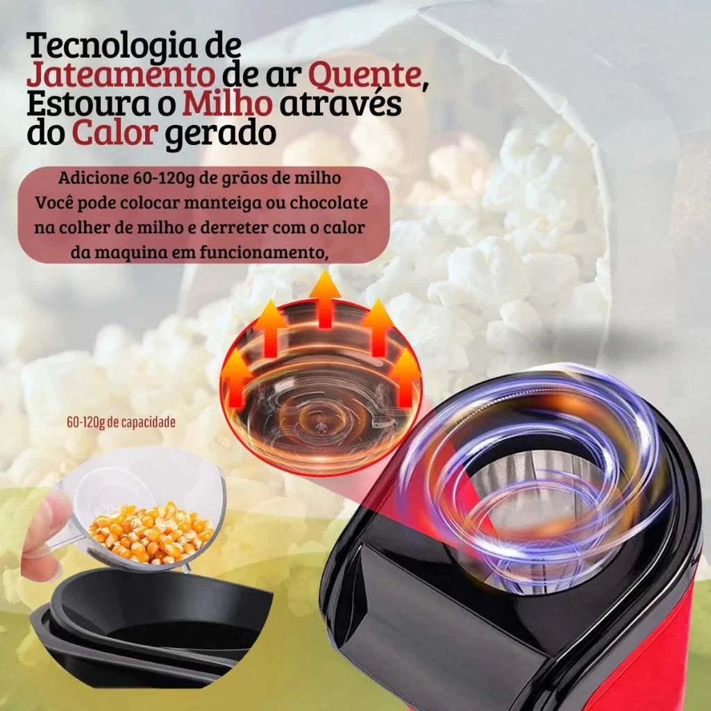 Pipoqueira Elétrica Ar Quente Minijoy 12