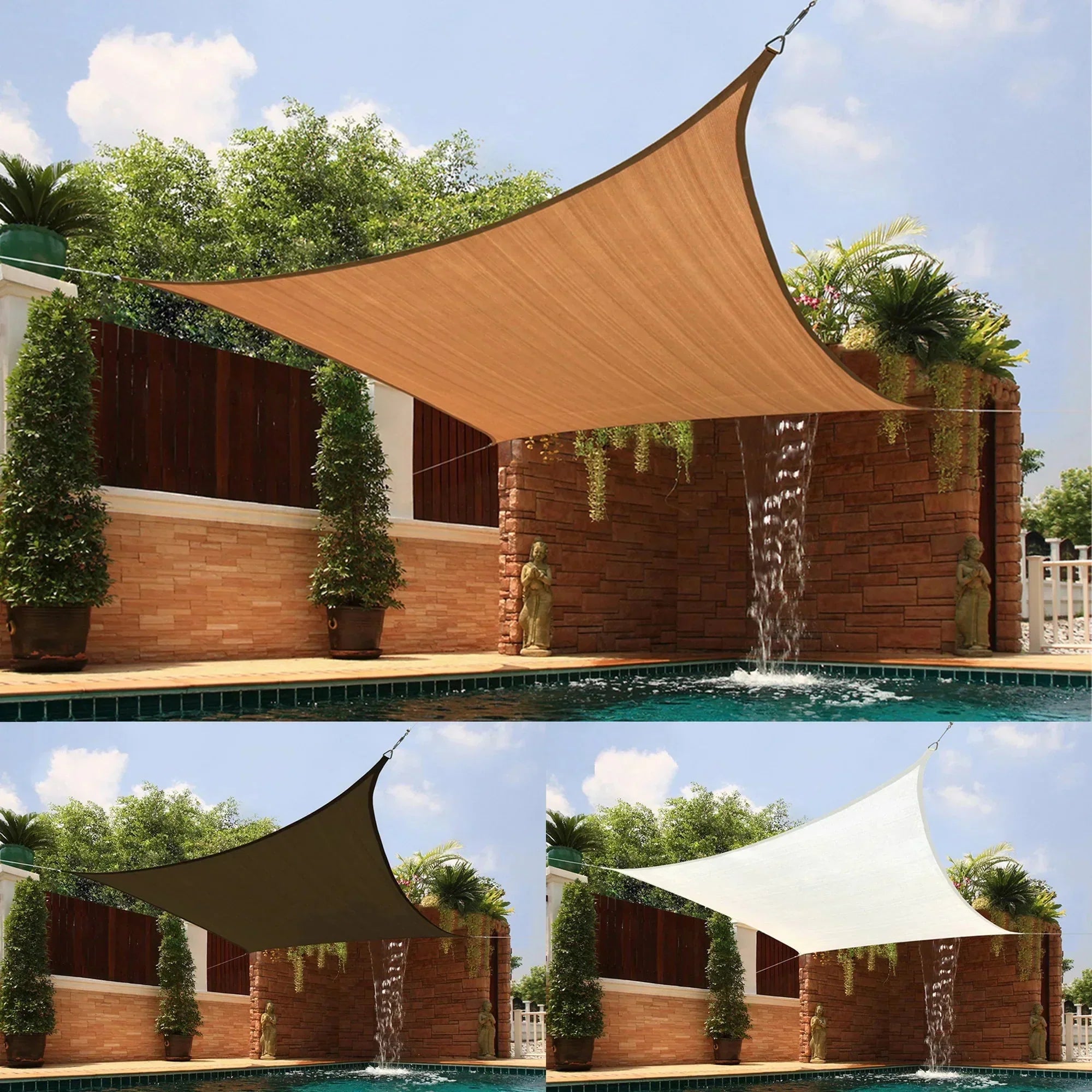 Toldo Portátil Impermeável Flexível e Resistente Com Proteção UV 9
