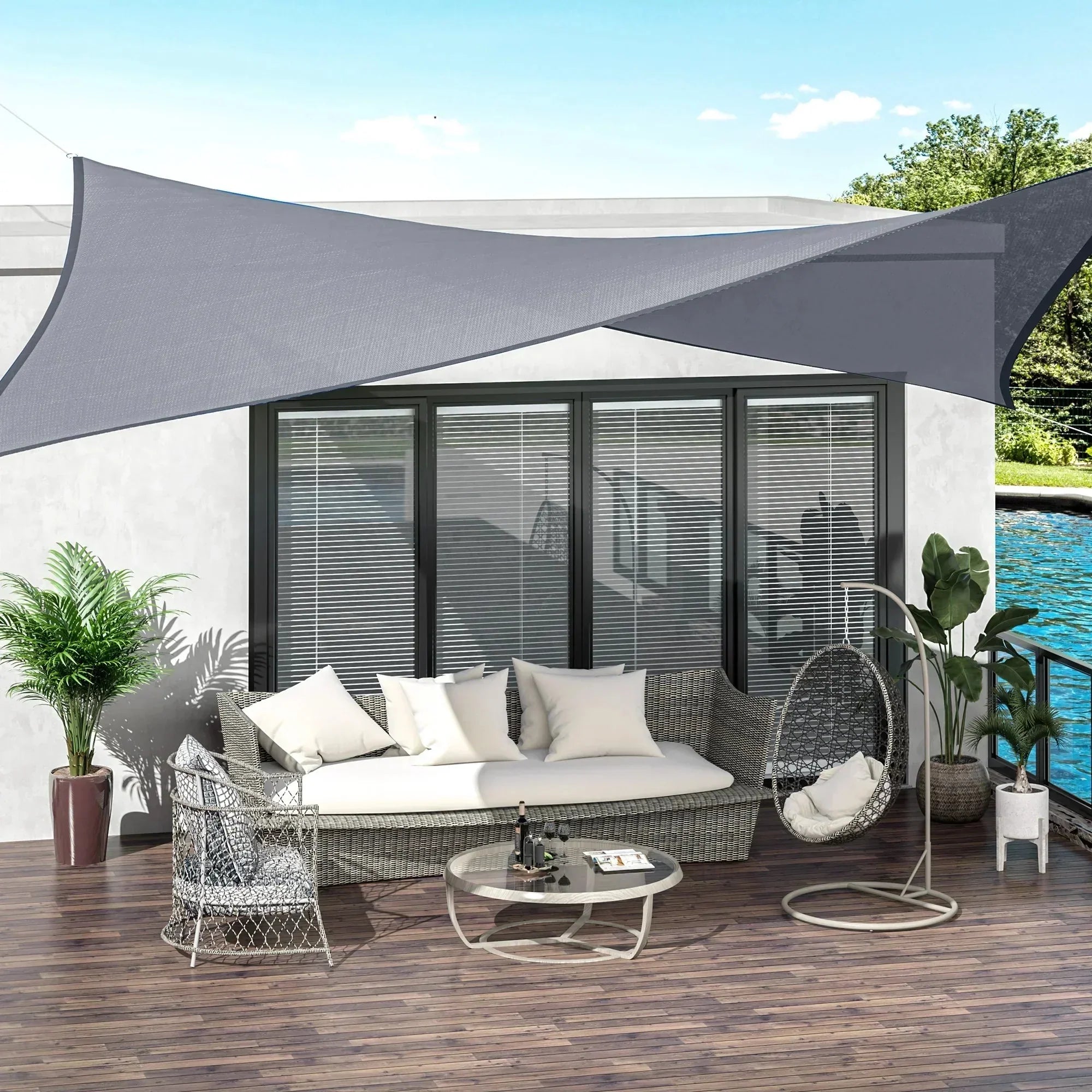 Toldo Portátil Impermeável Flexível e Resistente Com Proteção UV 4